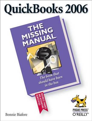 Book cover for QuickBooks 2006: The Missing Manual