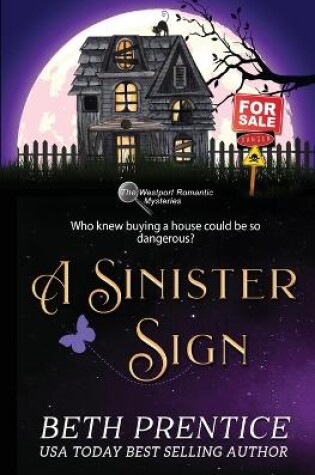 Cover of A Sinister Sign Lizzie the Prequel. The Westport Romantic Mysteries