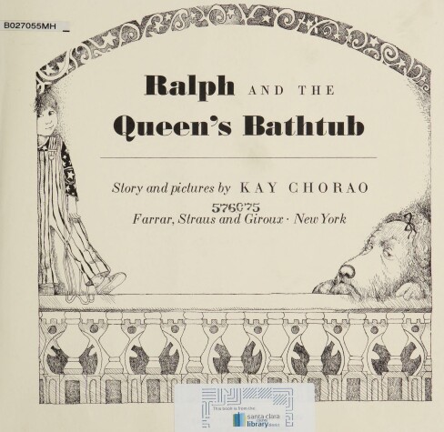 Book cover for Ralph and the Queen's Bathtub