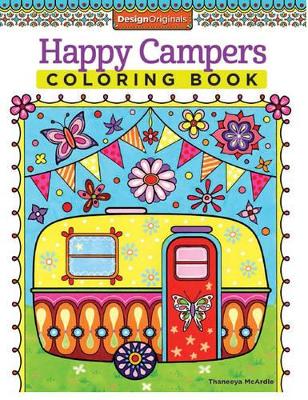 Book cover for Happy Campers Coloring Book