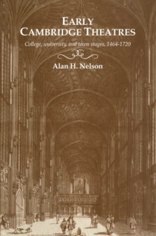 Cover of Early Cambridge Theatres