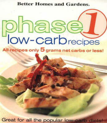 Book cover for Phase 1 Low-Carb Recipes