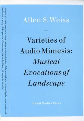 Book cover for Varieties of Audio Mimesis