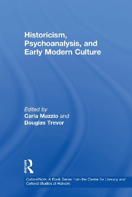 Cover of Historicism, Psychoanalysis, and Early Modern Culture