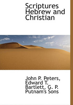 Book cover for Scriptures Hebrew and Christian