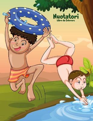 Cover of Nuotatori Libro da Colorare 1