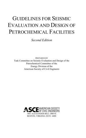 Cover of Guidelines for Seismic Evaluation and Design of Petrochemical Facilities