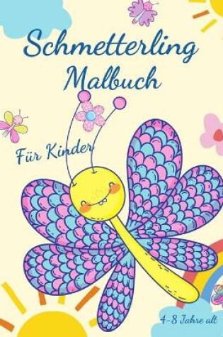 Cover of Schmetterling-Malbuch für Kinder von 4-8 Jahren