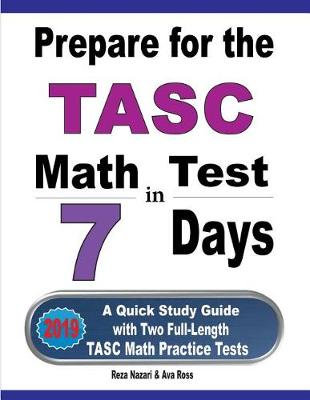 Book cover for Prepare for the TASC Math Test in 7 Days