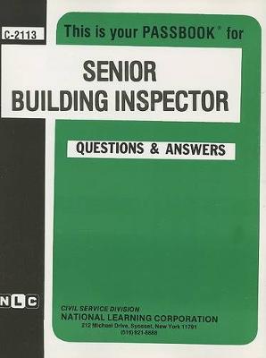 Book cover for Senior Building Inspector