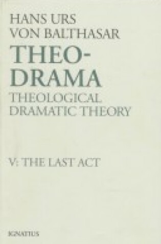 Cover of Theo-Drama