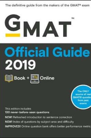 Cover of GMAT Official Guide 2019