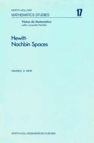 Cover of Hewitt-Nachbin Spaces