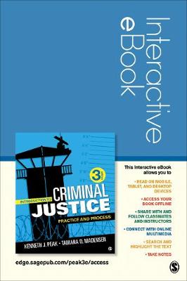 Book cover for Introduction to Criminal Justice Interactive eBook Student Version