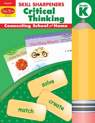 Cover of Skill Sharpeners: Critical Thinking, Kindergarten Workbook