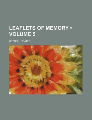 Book cover for Leaflets of Memory (Volume 5)