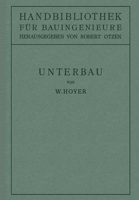 Book cover for Unterbau