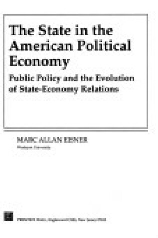 Cover of The State in the American Political Economy