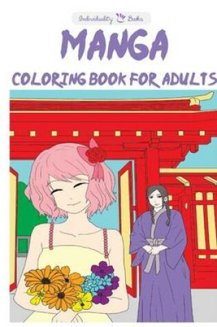 Cover of Manga Coloring Books for Adults