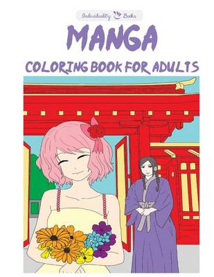 Book cover for Manga Coloring Books for Adults