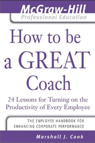 Cover of EBK How to Be A Great Coach