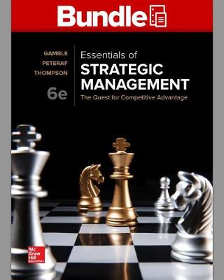 Book cover for Gen Combo Looseleaf Essentials of Strategic Management; Connect Access Card