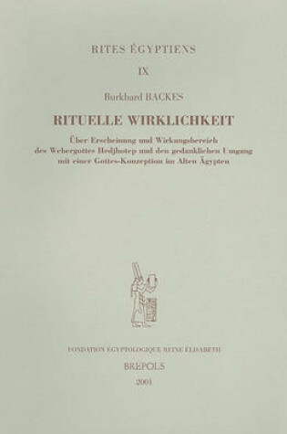 Cover of Rituelle Wirklichkeit