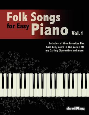 Book cover for Folk Songs for Easy Piano. Vol 1.