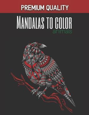 Book cover for Animal coloring mandala - Premium Quality