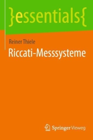 Cover of Riccati-Messsysteme