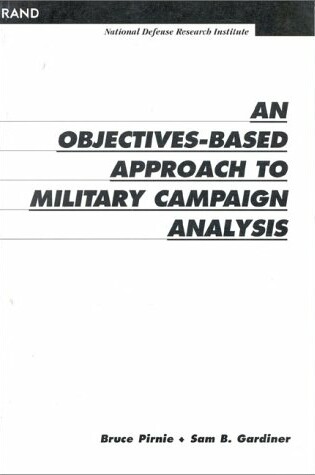 Cover of An Objectives-Based Approach to Military Campaign Analysis