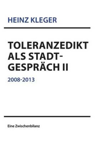 Cover of Toleranzedikt als Stadtgesprach II