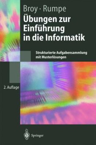 Cover of UEbungen zur Einfuhrung in die Informatik