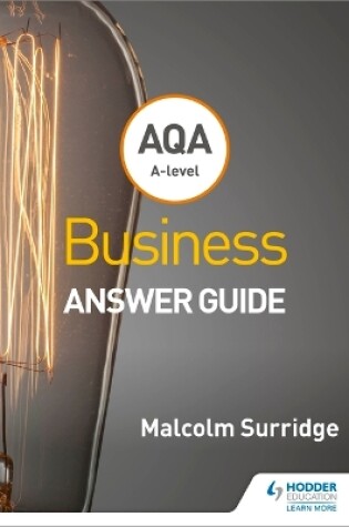 Cover of AQA A-level Business Answer Guide (Surridge and Gillespie)