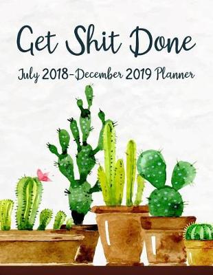 Book cover for July 2018-December 2019 Planner