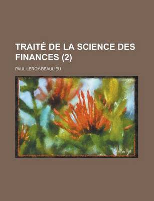 Book cover for Traite de La Science Des Finances (2)