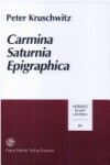 Book cover for Carmina Saturnia Epigraphica