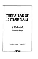 Book cover for The Ballad of Typhoid Mary