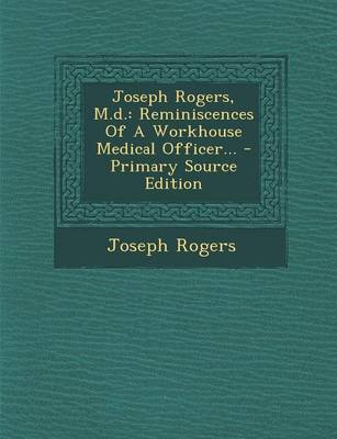 Book cover for Joseph Rogers, M.D.