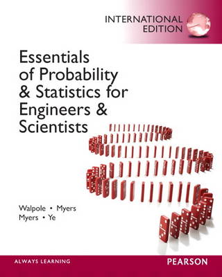 Book cover for Essentials of Probability & Statistics for Engineers & Scientists