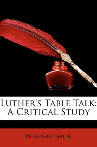 Cover of Luther's Table Talk