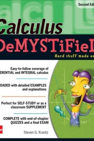 Cover of Calculus Demystified, Second Edition