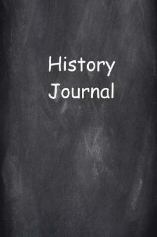 Cover of History Journal
