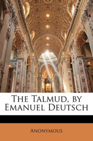 Cover of The Talmud, by Emanuel Deutsch