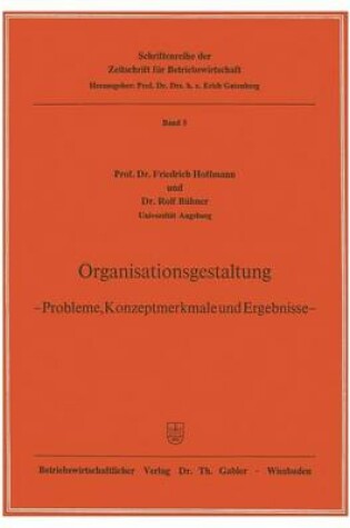 Cover of Organisationsgestaltung