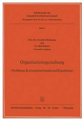 Cover of Organisationsgestaltung