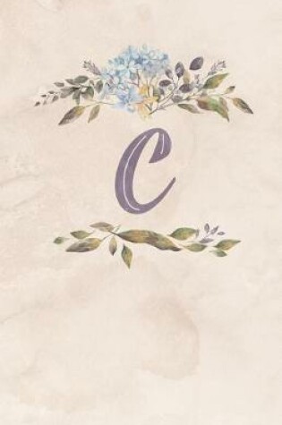 Cover of Vintage Floral Monogram Journal - C