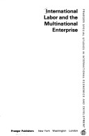 Book cover for International Labour and the Multinational Enterprise