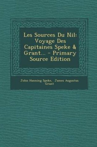 Cover of Les Sources Du Nil