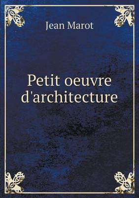 Book cover for Petit oeuvre d'architecture